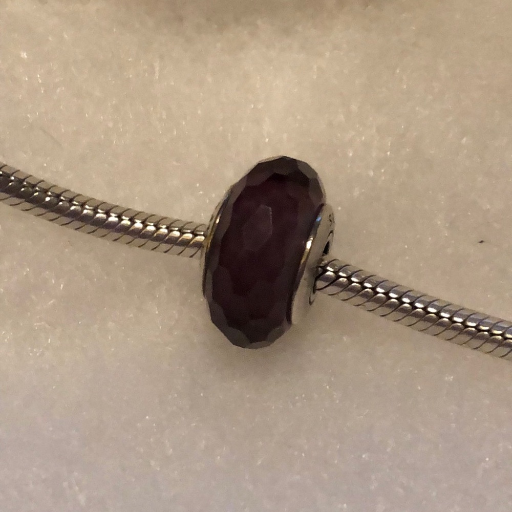 Pandora Murano charm, purple